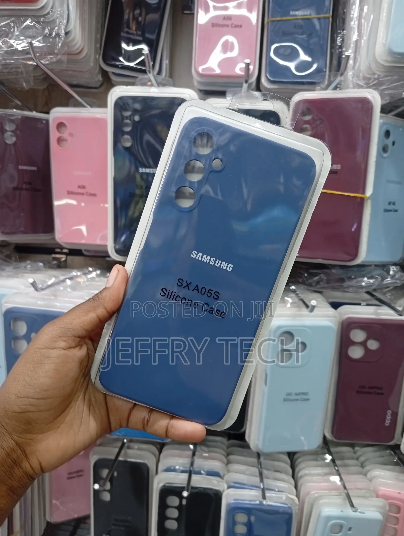 Galaxy A05s Soft-Touch Silicone Case-Navy Blue