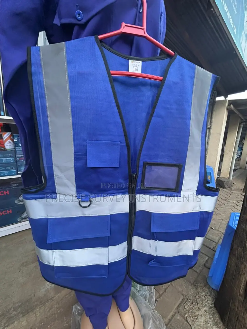 Professional Surveyor Safety Vest With Utility Storage
