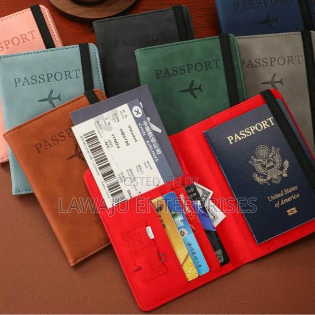 Quality Leather Pass Port Card Holder