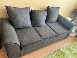Grey Seven Seater Sofa
