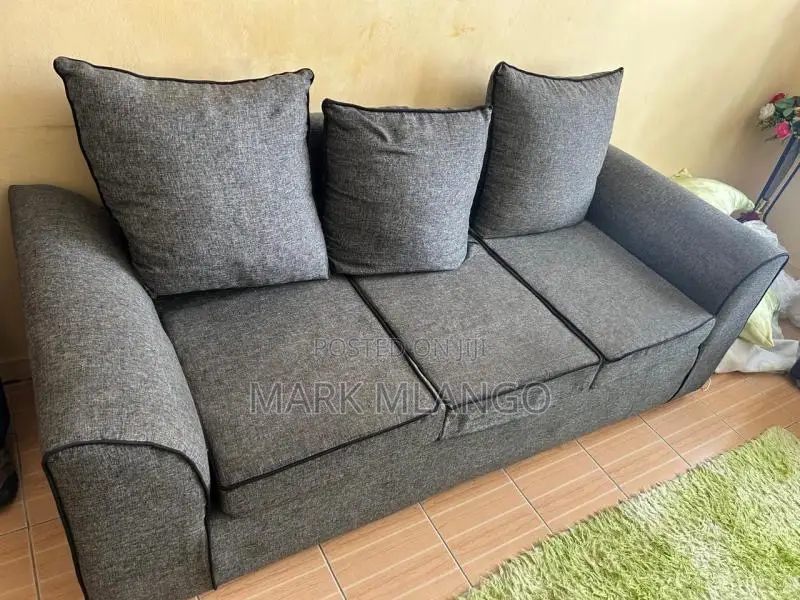 Grey Seven Seater Sofa
