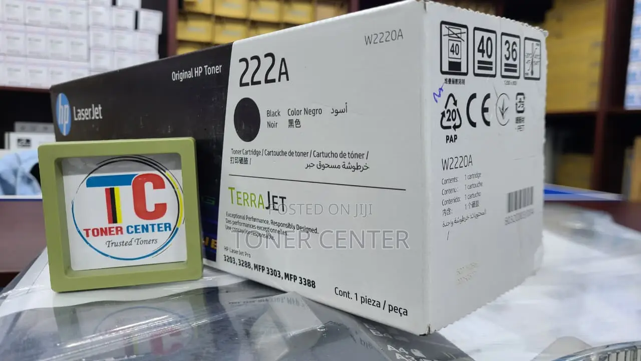 Oem Original Hp 222a Black Toner Cartridge (W2220a)