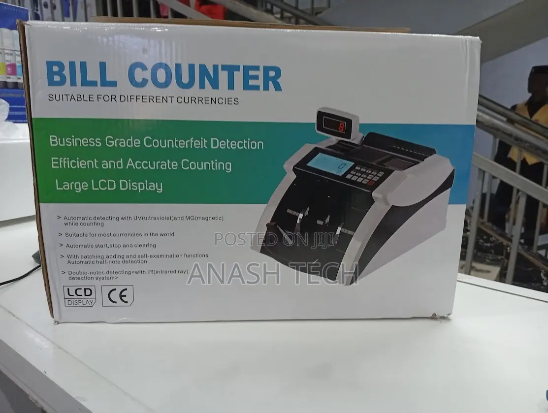 Fast Counting Cash Machine Bill Counter Multicurrency Support