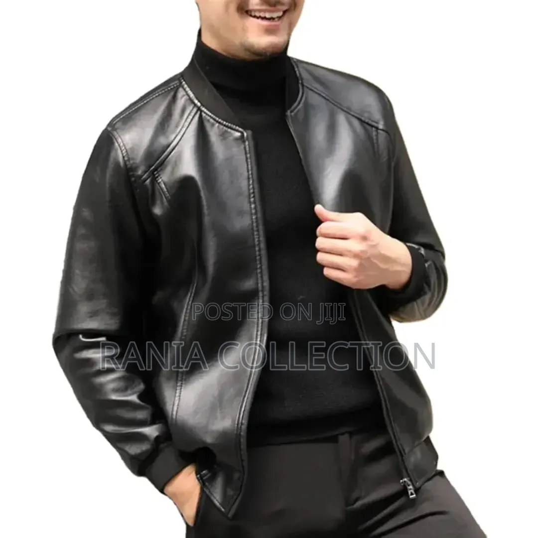 Chinese Collar Leather Jackets