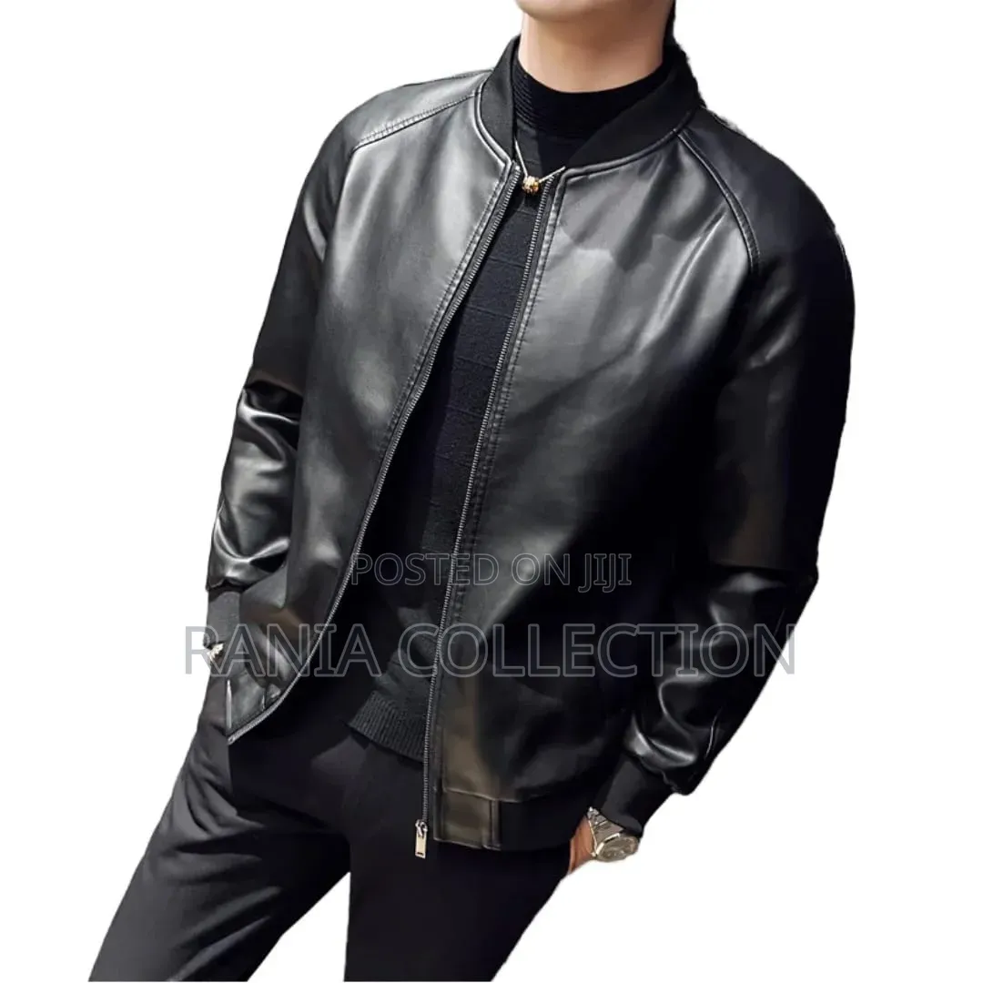 Chinese Collar Leather Jackets