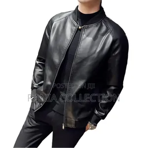 Chinese Collar Leather Jackets