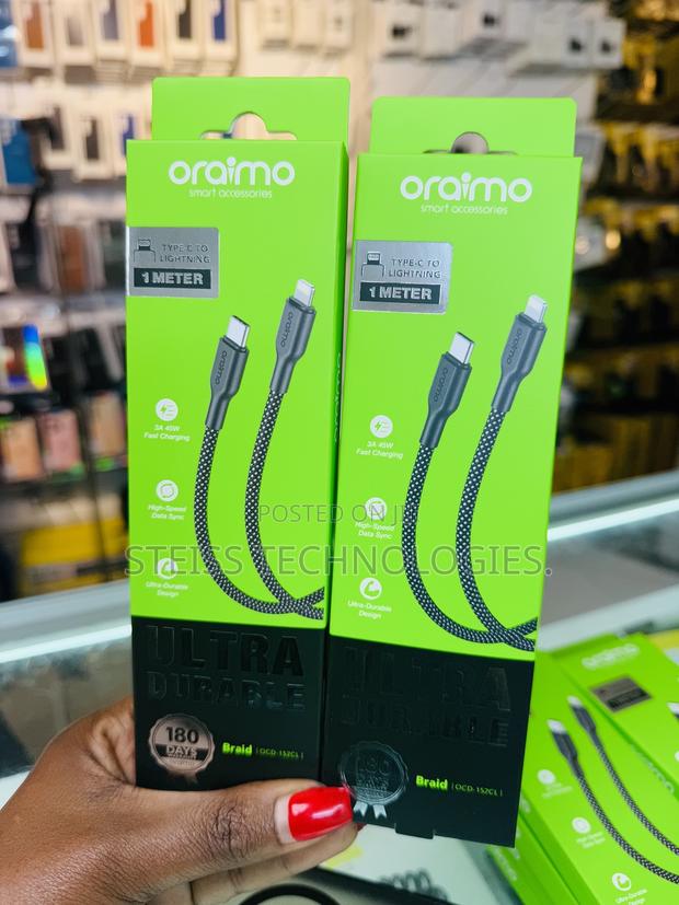 Oraimo C to iPhone High Speed Data Cable - thumbnail 2