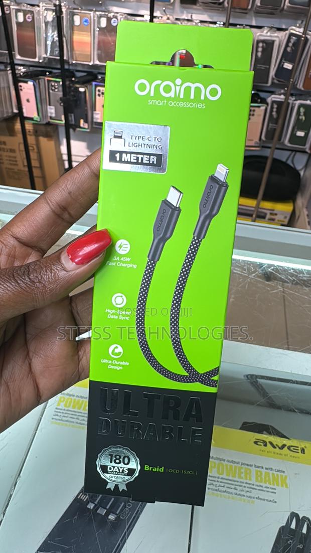 Oraimo C to iPhone High Speed Data Cable - thumbnail 3