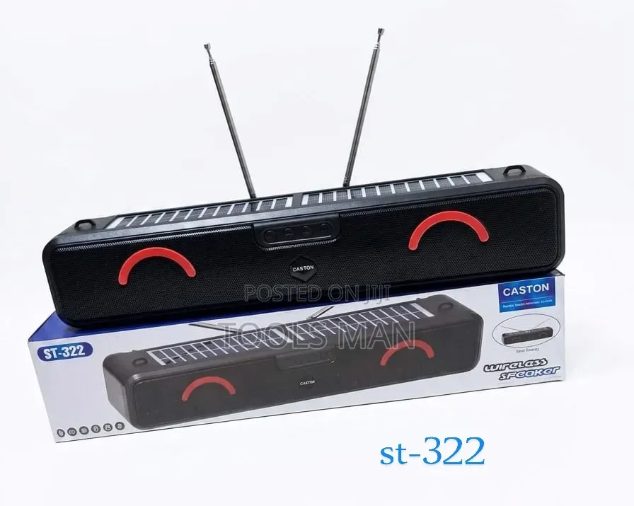 Caston St-322 Wireless Solar Bluetooth Speaker With Fm Radio.