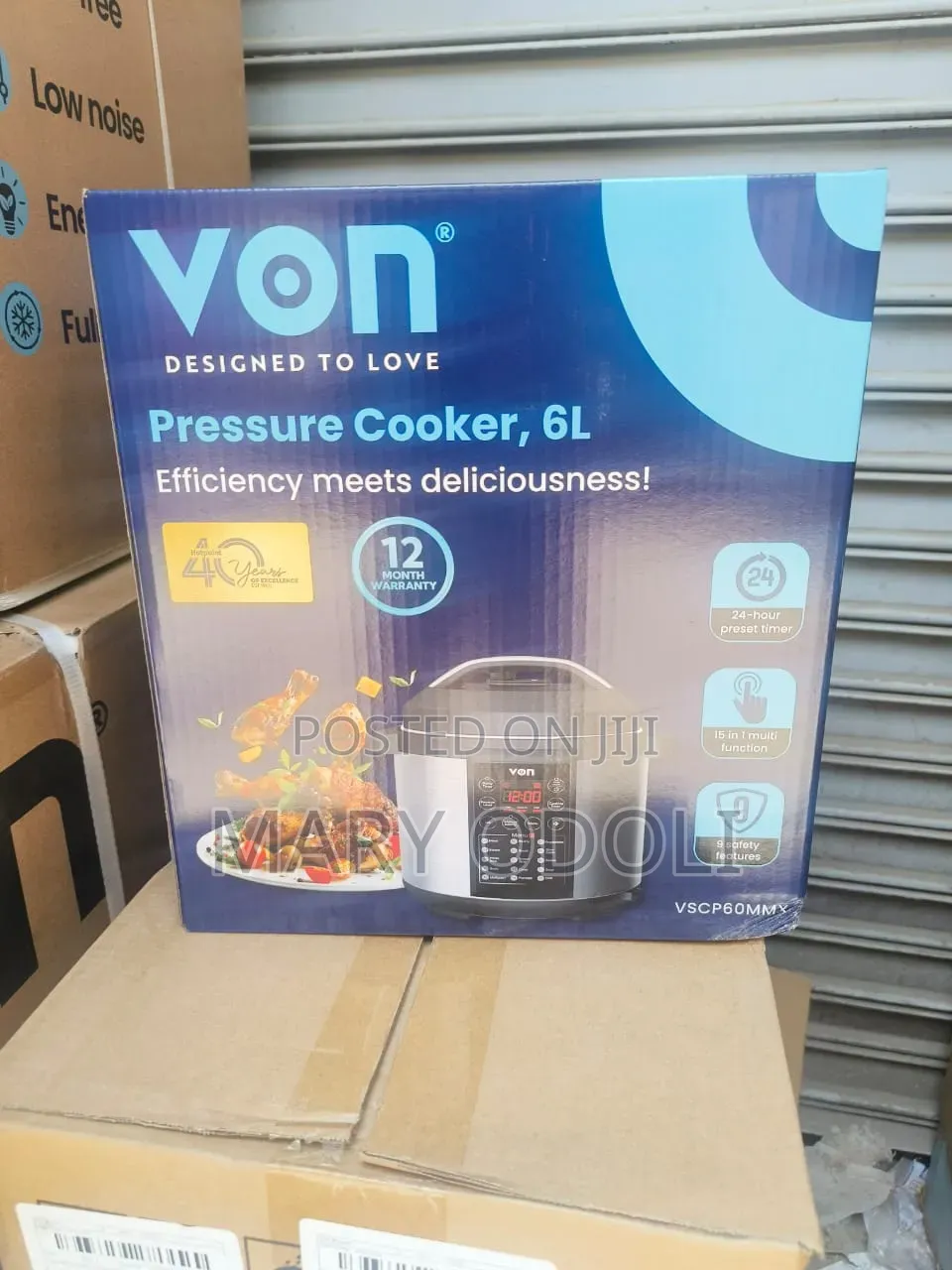 Von 6litres Pressure Cooker