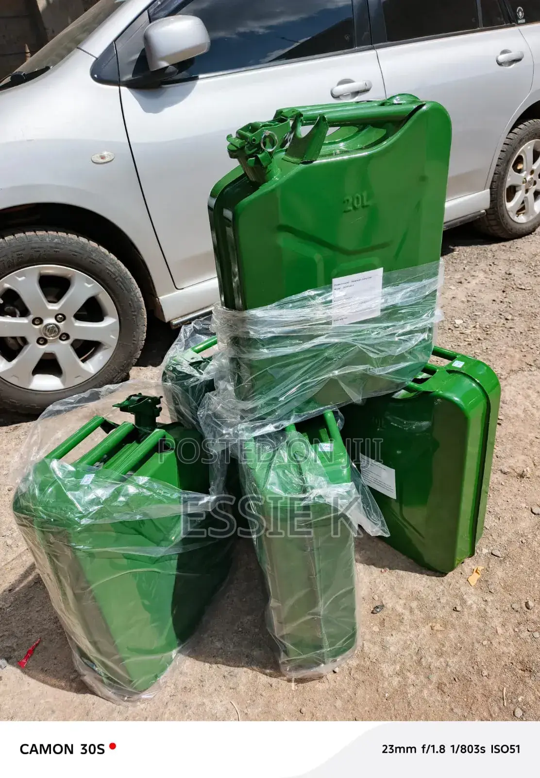 Portable Metallic Fuel Jerrican