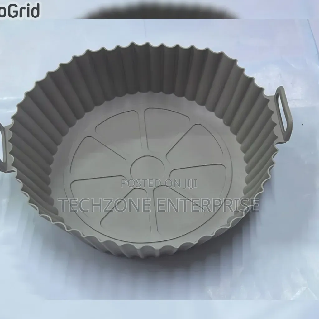 Food Grade Silicone 16-22cm Air Fryer Liner Baking Tin 