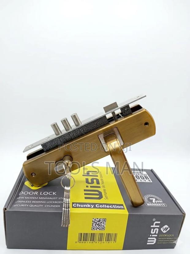 Wish Chunky Collection Premium Door Lock - Bronze Heavy Duty. - main view