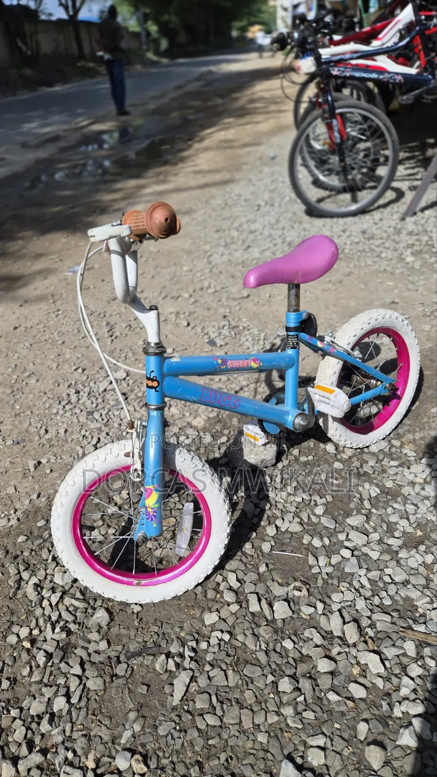 Blue Huffy Kid's Bike