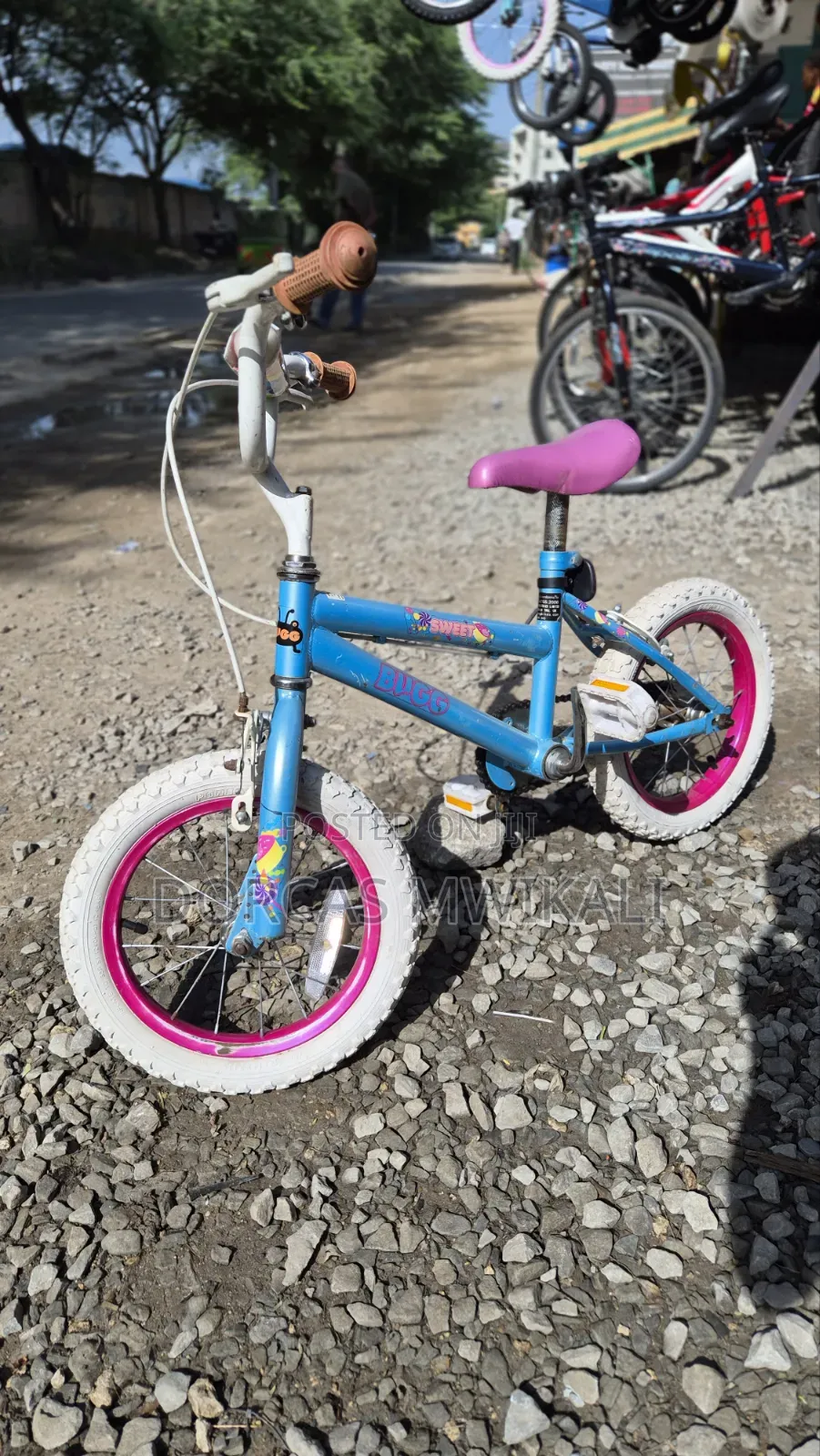 Blue Huffy Kid's Bike