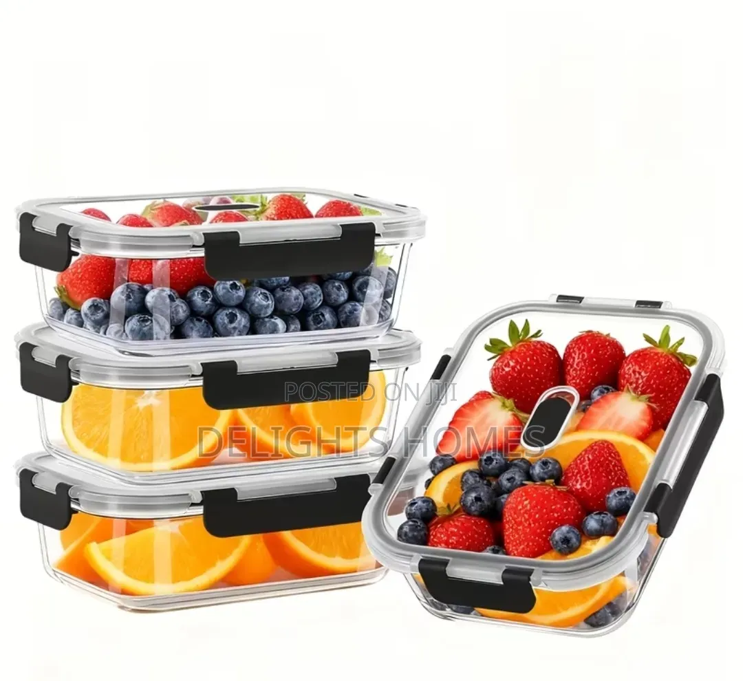 Large-Capacity Glass Food Storage Container-Car