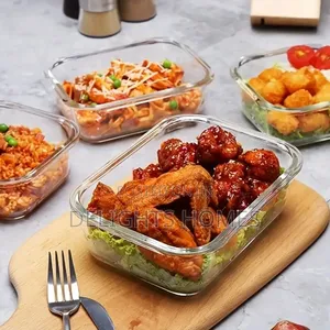 Large-Capacity Glass Food Storage Container-Car