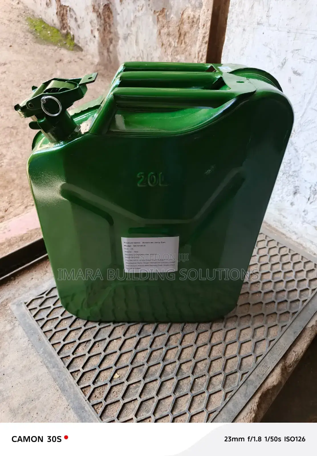 Portable Metallic Fuel Cans