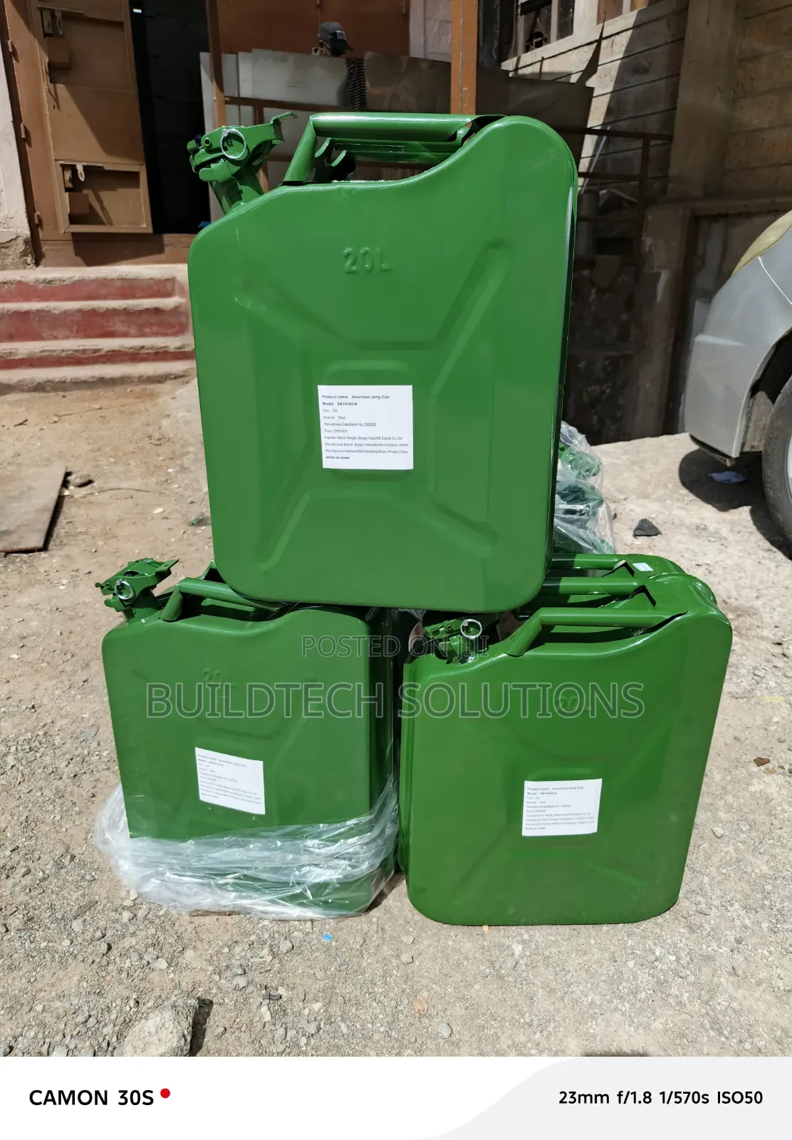 Premium Metallic Fuel Jerrycan 20