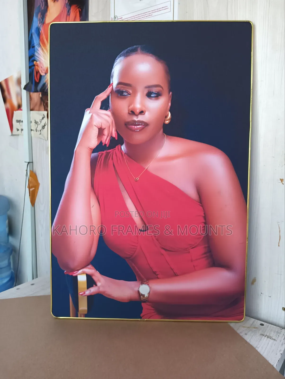 A2 Gold Edge Photo Mount