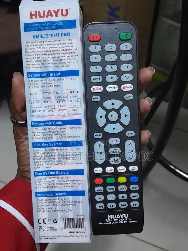 Sony Philips Sharp Toshiba TCL Universal Remote