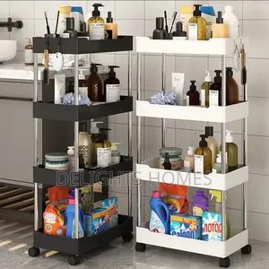 4 Layer Multipurpose Storage Rack With Wheels.