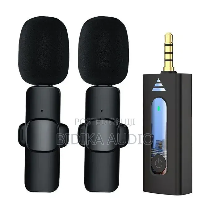  Dual Wireless Microphone for 3.5mm Supported Devices
