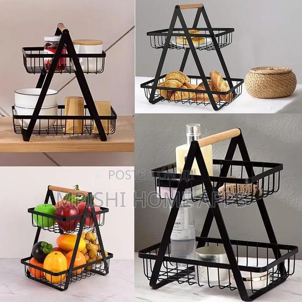 2 Tier Countertop Fruit Basket - thumbnail 2