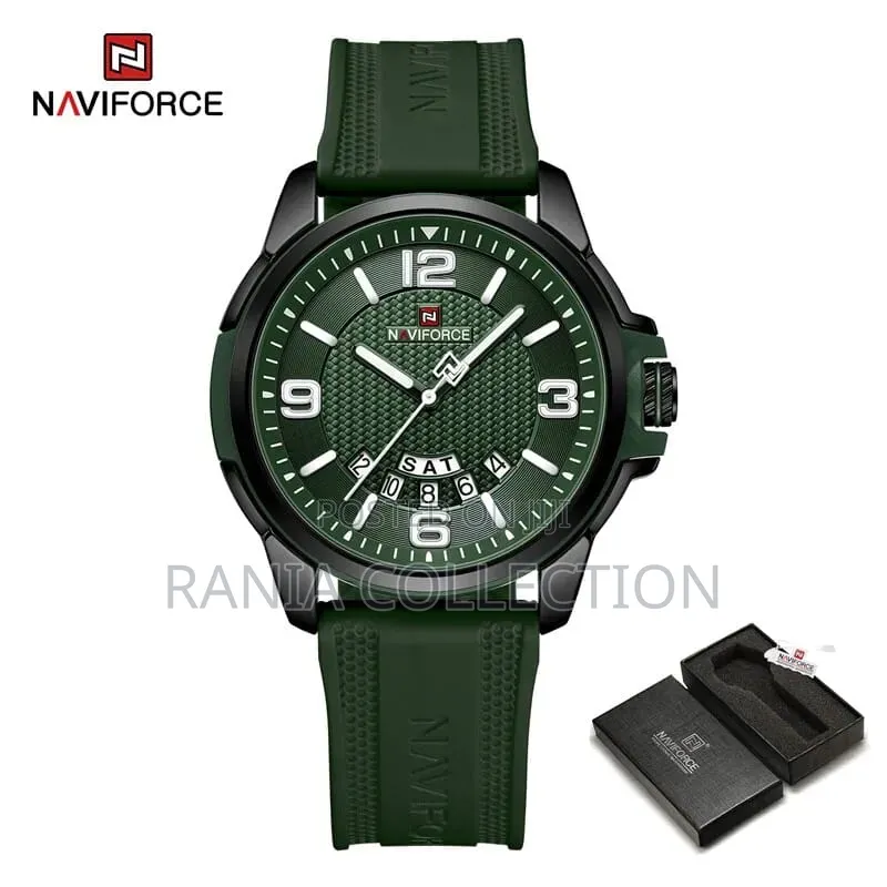 3atm Waterproof Naviforce Wristwatch