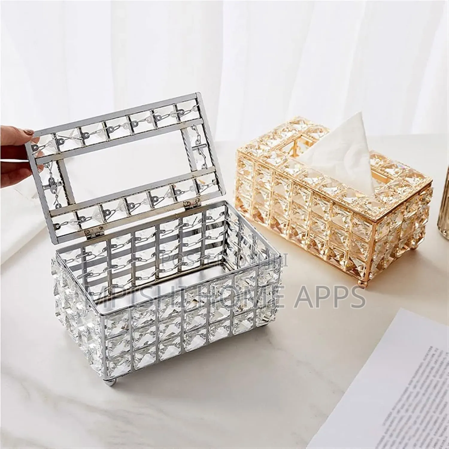 Luxury Crystal Tissue Box