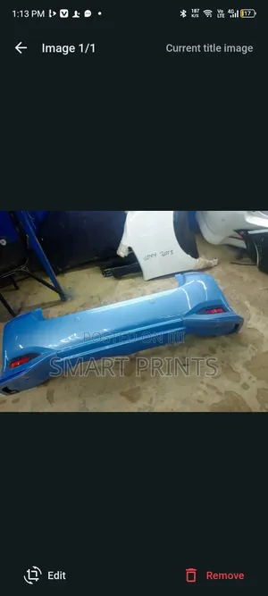 X Japan Back Bamper Nissan Note 2015