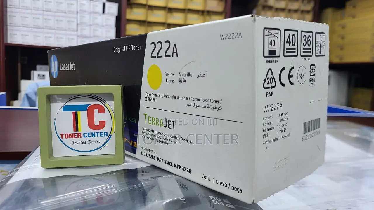 Original Hp( W2222a) 222a Yellow Toner