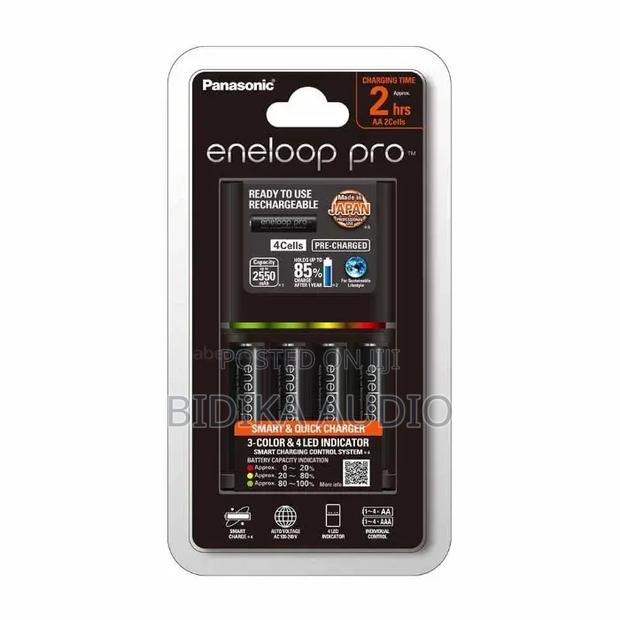 Panasonic Eneloop Pro Rechargeable Aa Batteries and Charger