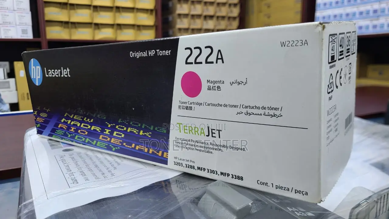Hp 222a Magenta Laserjet Toner Cartridge W2223a