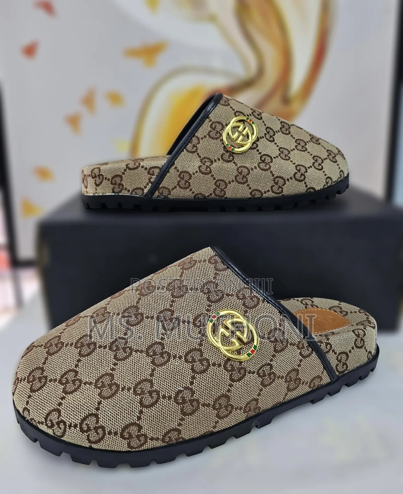 Gucci Monogram Mules Size 40-46