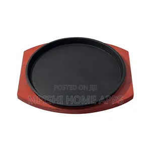 250mm Round Cast Iron Sizzling Plate