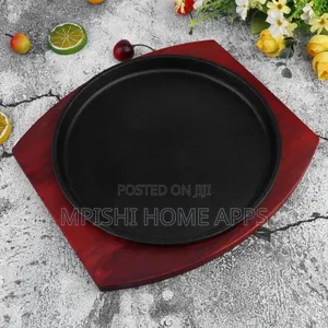 250mm Round Cast Iron Sizzling Plate