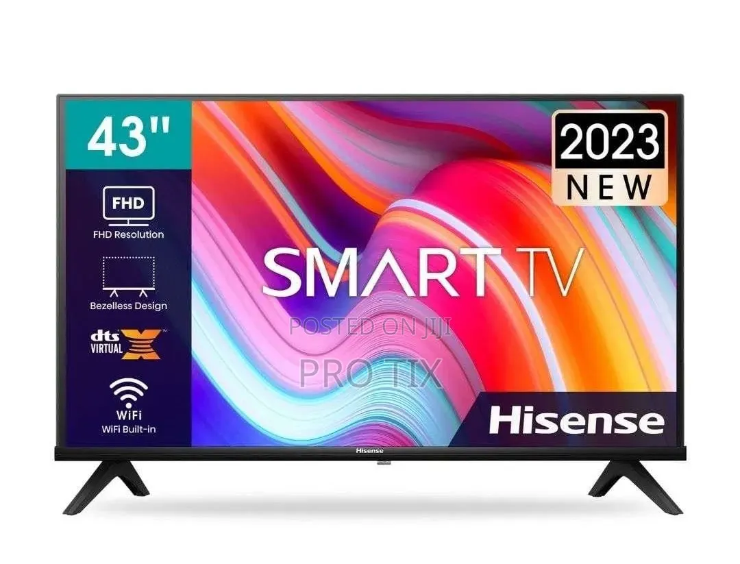 Hisense 43′′ Inch Uhd Frameless Smart Tv 43a6nken