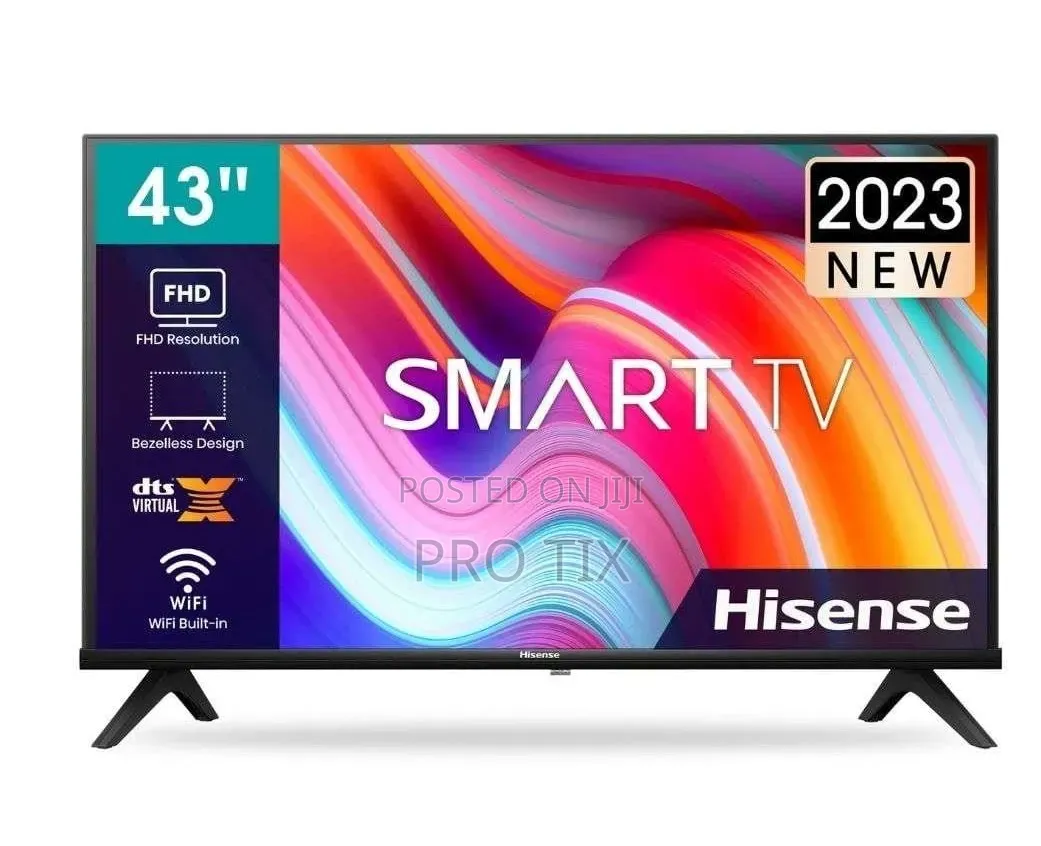 Hisense 43′′ Inch Uhd Frameless Smart Tv 43a6nken