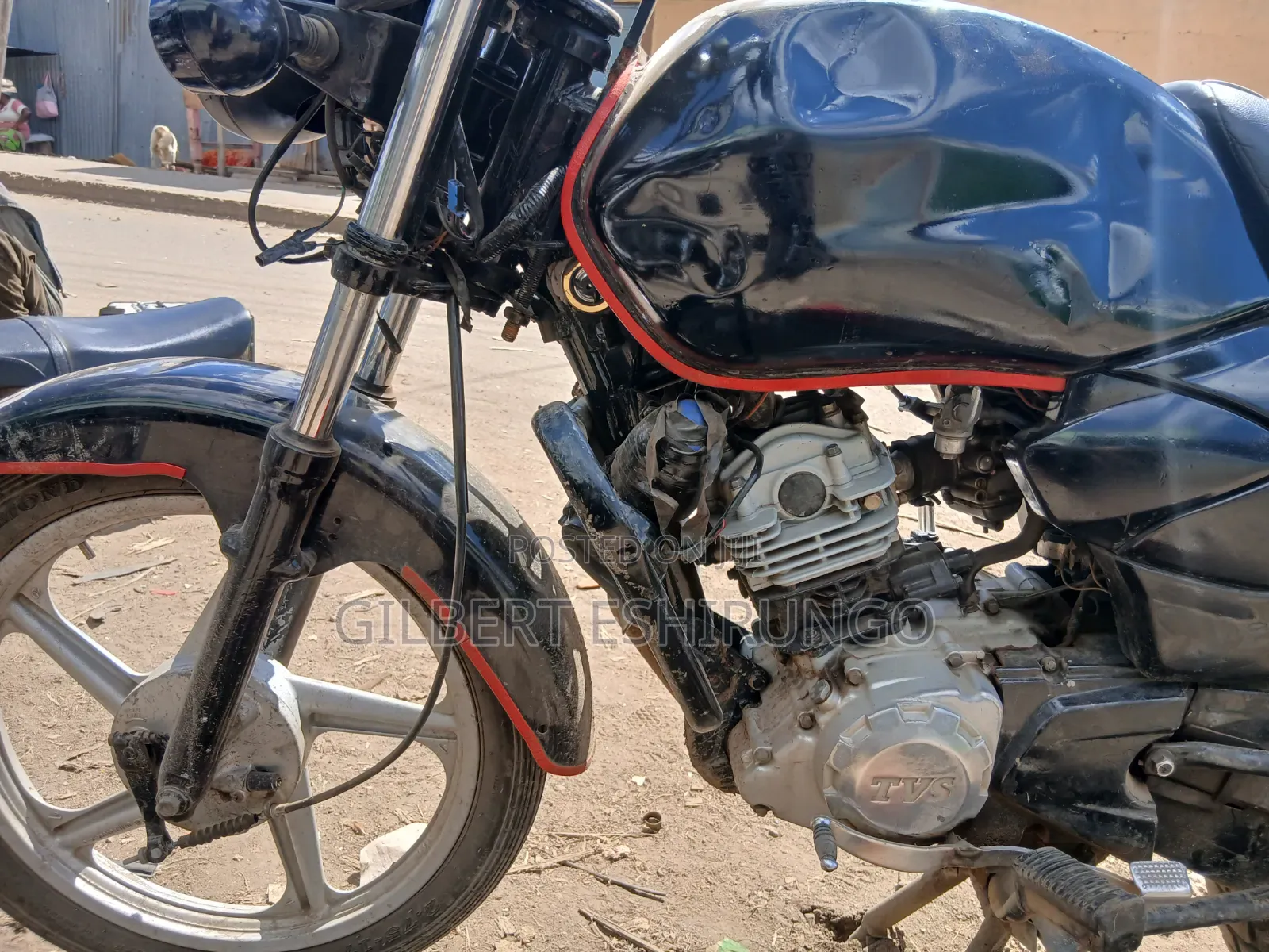 TVS HLX 125 2024 Black