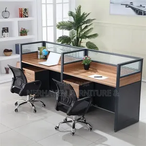 2-Way Office Workstation – Modern Dual Desk Setup for Offices