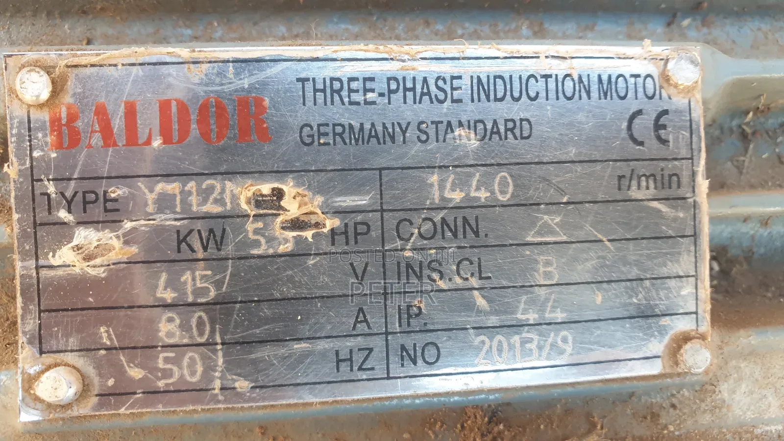 5hp 3phase Motor
