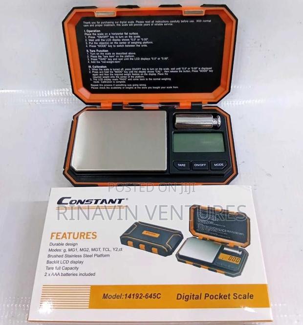 Constant Model 14192-645c Digital Pocket Scale 300g 0.01g