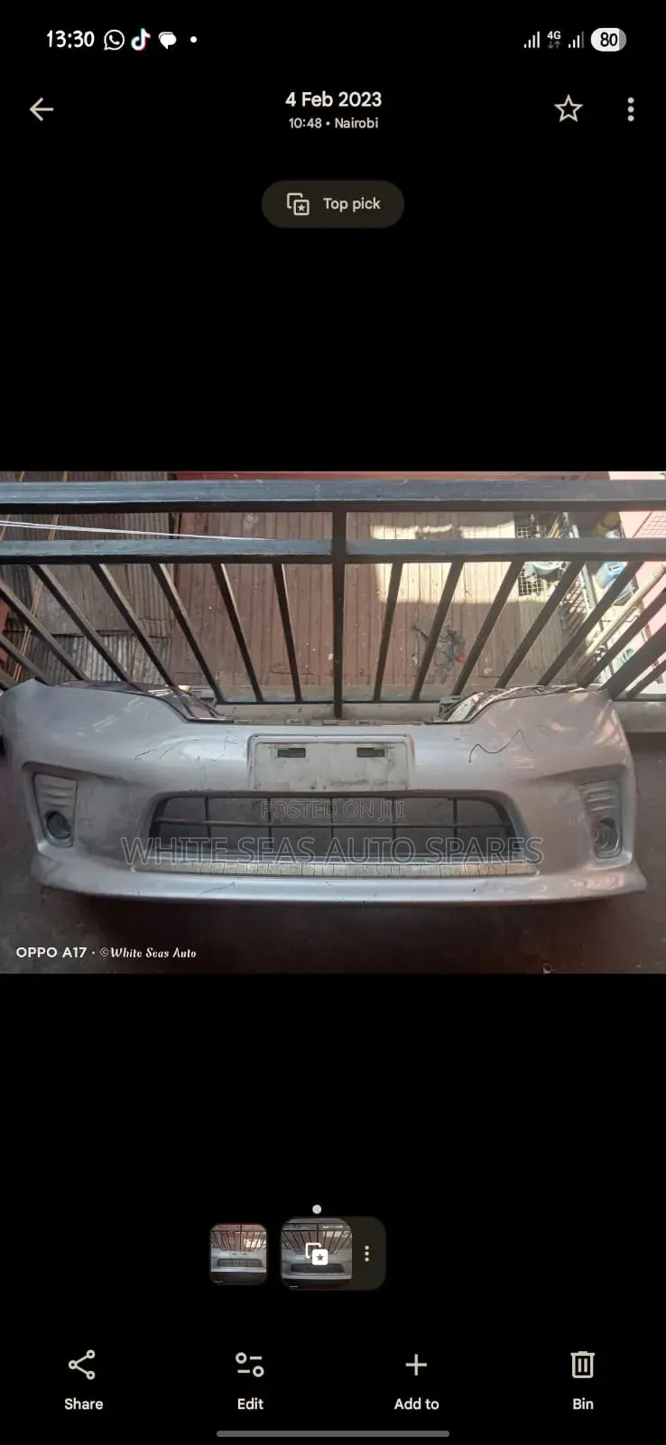 Serena 2010 Front Bumper