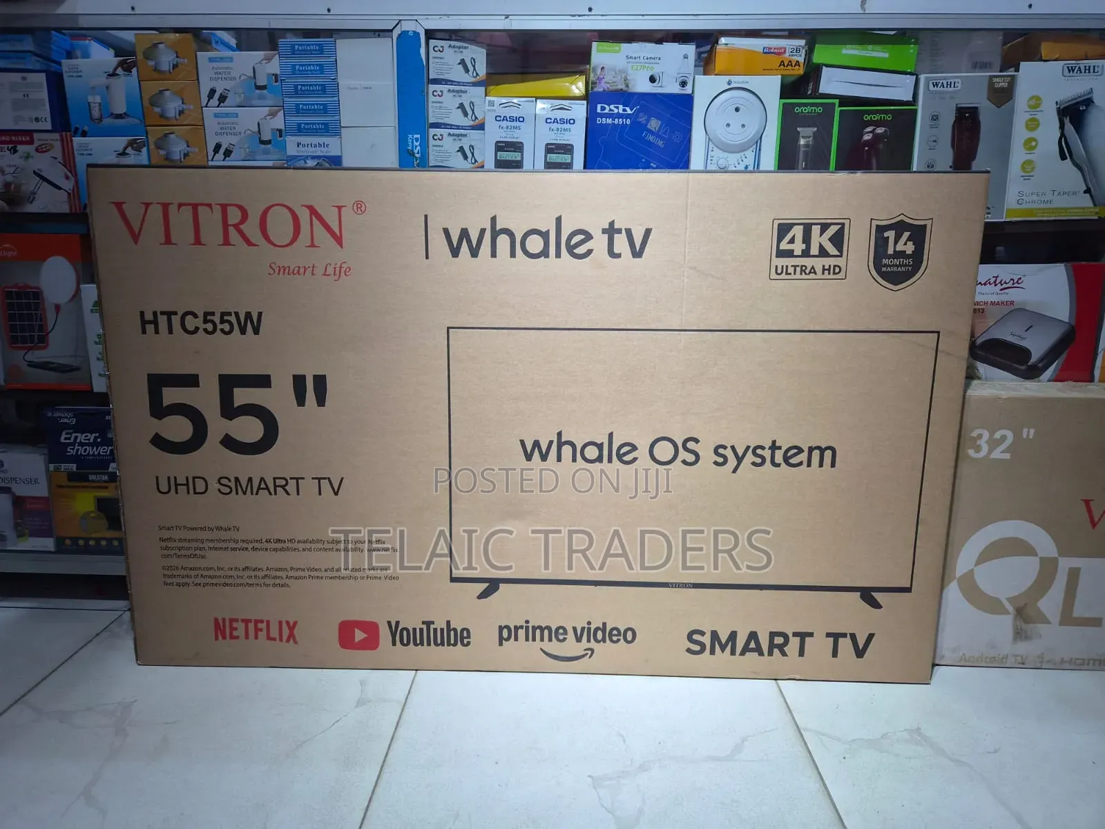 Vitron 55" Whale Os Smart Uhd Tv