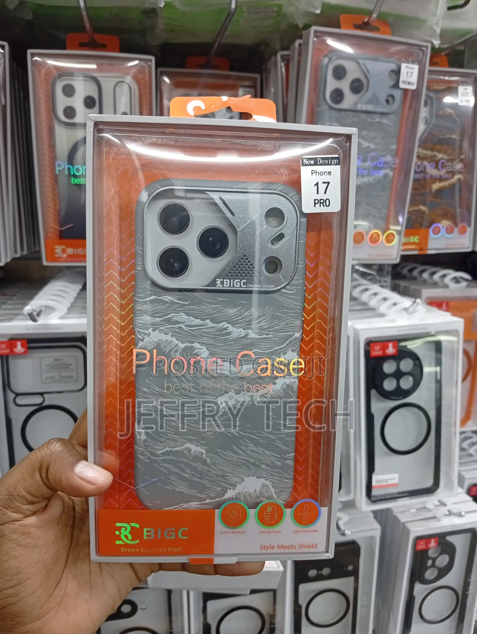 iPhone 17 Pro Scratch-Resistant Lightweight Grey Case