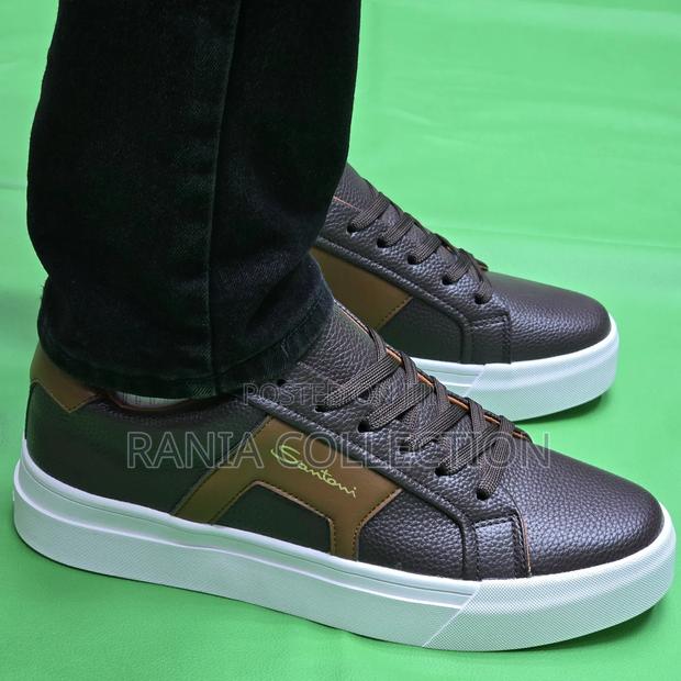 White Rubber Sole Santoni Casuals - thumbnail 3