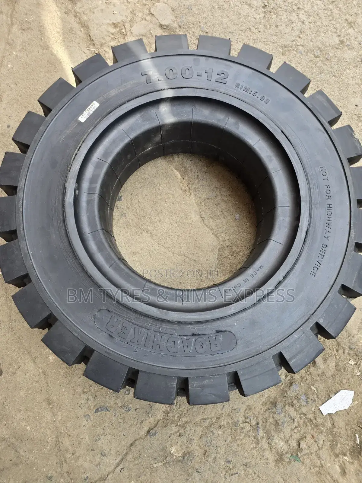 700 - 12 Roadhiker Tires (Solid) Tractor.