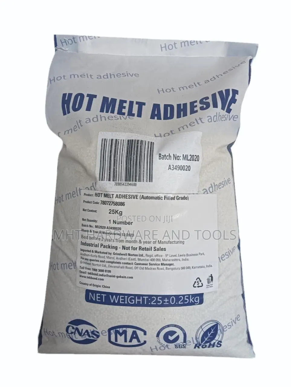 Hot Melt Lipping Glue 25kg