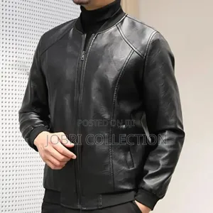High Quality Black Leather Mens Jackets